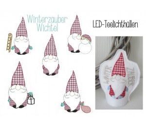 ITH - LED Teelichthüllen Winterzauber Wichtel